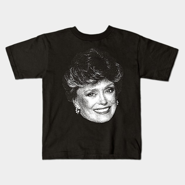 White Rue McClanahan Vihntage Kids T-Shirt by CakCulaiNabuiNabui